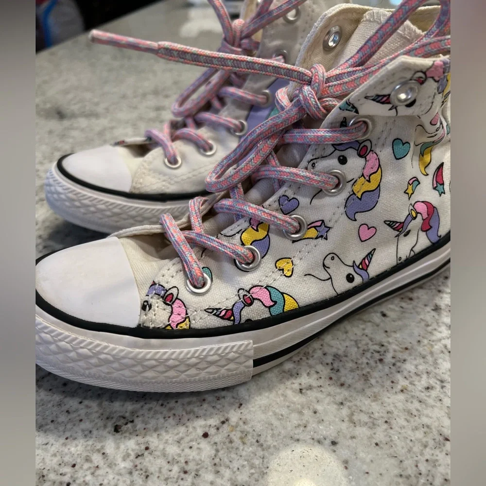 Unicorn Rainbow Converse Size 13